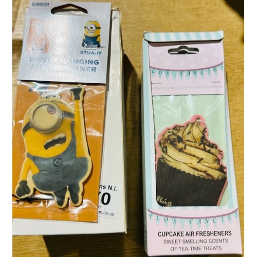 770 - 12pk Minion + 12pk Cupcake Car Air Freshener