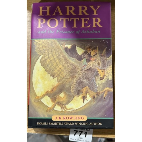 771 - Harry Potter And The Prisioner Of Azkaban Hardback