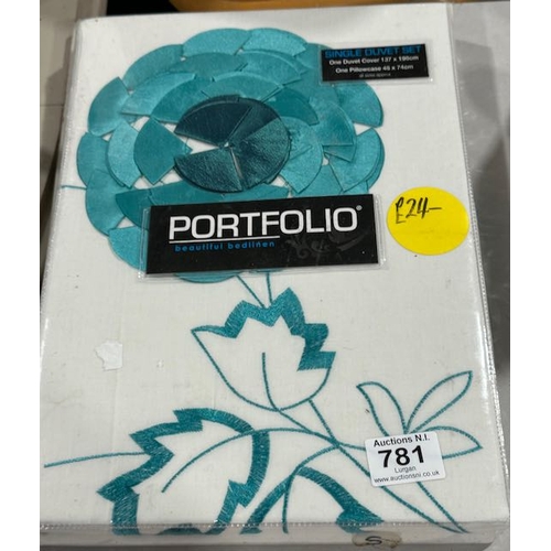 781 - Portfolio Single Duvet Set