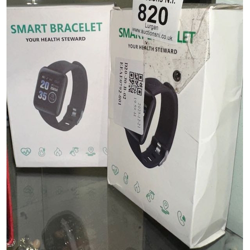 820 - Smart Bracelet x 2