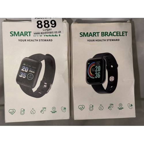 889 - Smart Bracelet x 2