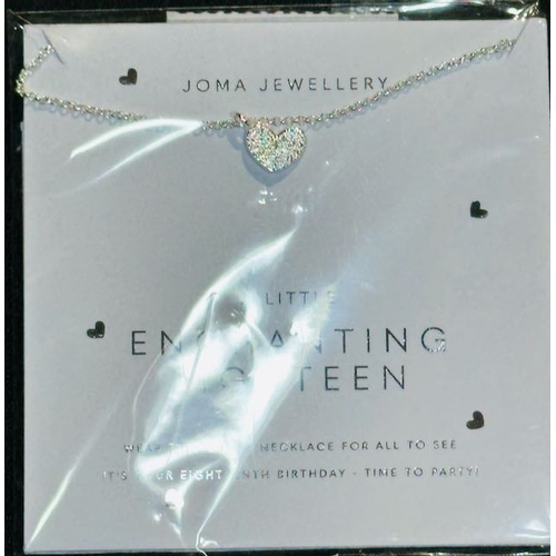 963 - Joma Jewellery x 2 - A Little Enchanting Eighteen Necklace + A Little Happy Birthday Bracelet