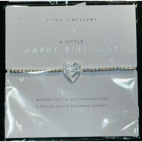 963 - Joma Jewellery x 2 - A Little Enchanting Eighteen Necklace + A Little Happy Birthday Bracelet