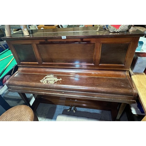 234 - John Broadwood & Sons London Upright Piano