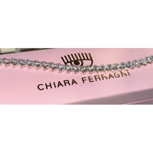 422 - Chiara Ferragni Infinity Love Horizontal Tennis Bracelet RRP £80