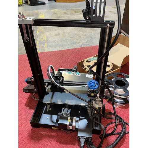 496 - Creality Ender3-V2 3D Printer with Accessories