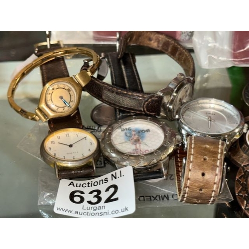 632 - Collection of Watches Incl Vintage Guardsman Watches