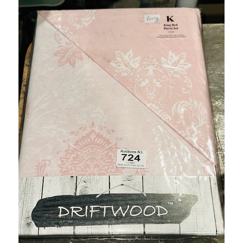 724 - Driftwood King Size Duvet Set