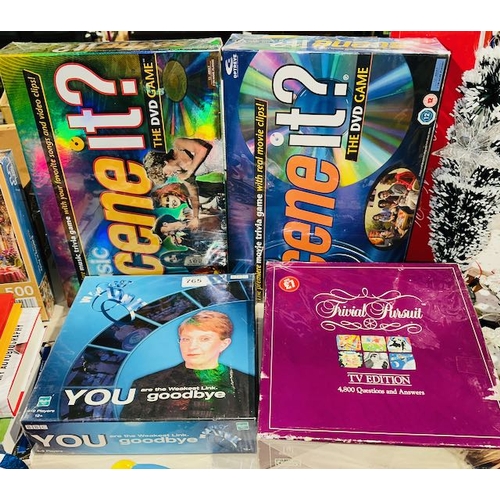 765 - 4 x Sealed Games Incl 2 Versions Of Scene It