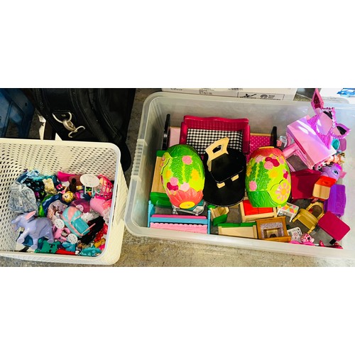 389A - Large Collection of Barbies, Rainbow High Dolls, Kens, Descendants Dolls, Barbie Jeep, Barbie Helico... 