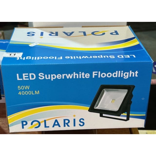 11 - Boxed Polaris 50w LED Superwhite Floodlight