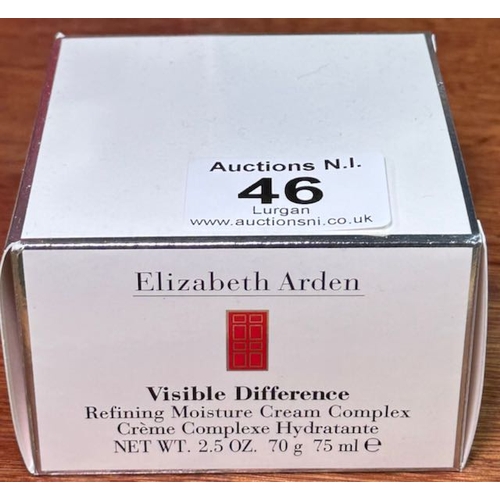 46 - Elizabeth Arden Visible Difference Moisture Cream 75ml - Box Sealed