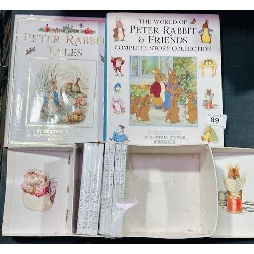 89 - Collection of Beatrix Potter  Peter Rabbit Books