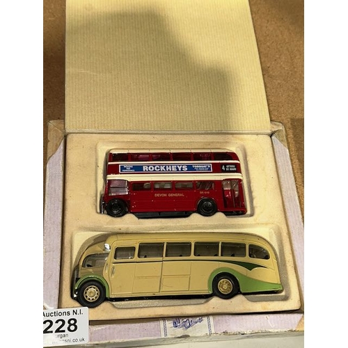 228 - Corgi Classic Commericals The Devon Bus Set