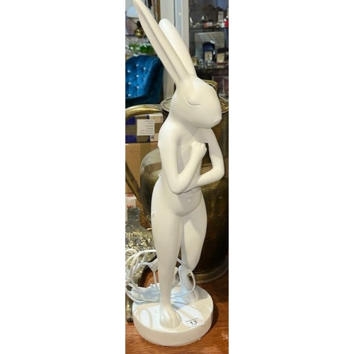 248 - Large Unused Boxed Hare Table Lamp