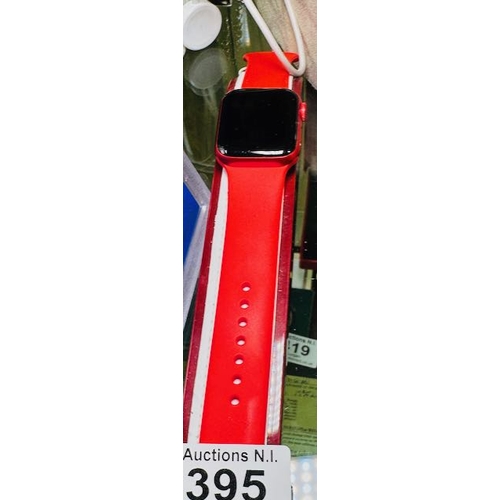 395 - Red Apple Watch Series 6 with Charger 40mm