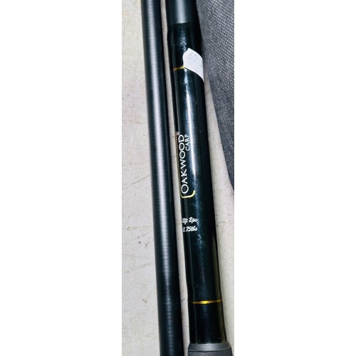 618 - 2pc 12' Oakwood Carp Rod With Soft Case