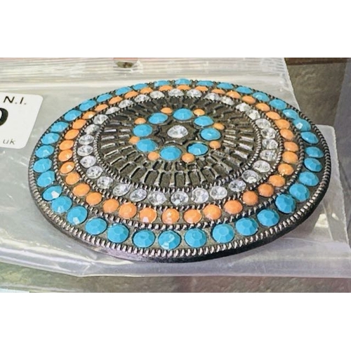 800 - Ornate Beaded Buckle