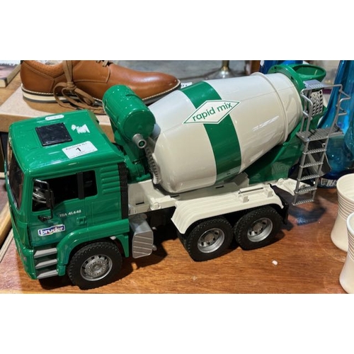 1 - Large Bruder Rapid Mix Cement Lorry