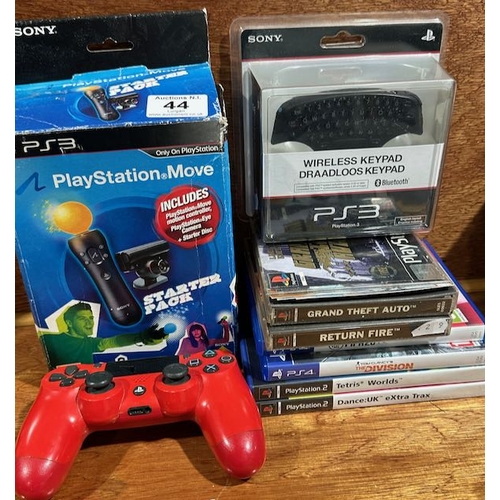 44 - Collection of PS Games & Controllers