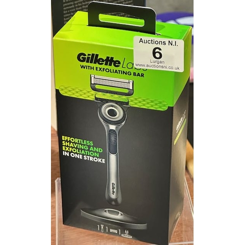 6 - Gillette Labs Razor With Exfoliating Bar - Sealed