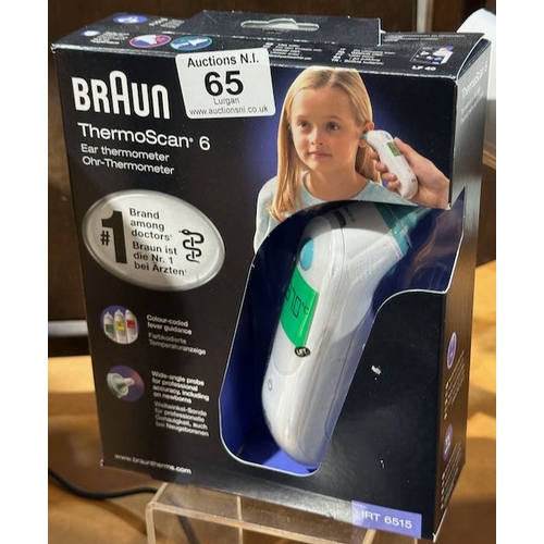 65 - Braun Thermoscan 6 In Ear Thermometer - Box Sealed