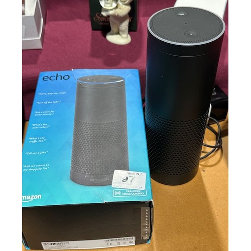 97 - Amazon Echo In Original Box With Leads/Plug