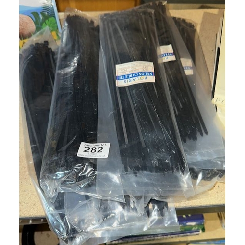 282 - Approx 9 x 100pc Polaris Cable Ties