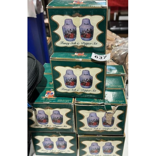 637 - Approx 15 x Boxed Salt & pepper Sets