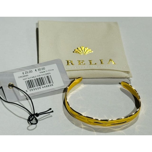 1005 - Orelia Gold Tone Bangle RRP £25