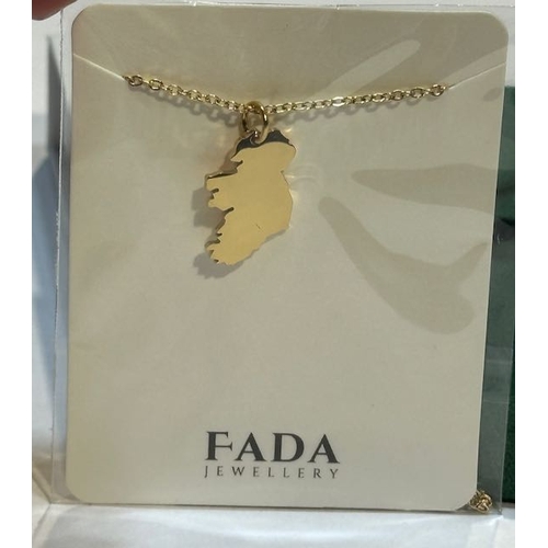 1014 - Fada Jewellery, Timeless Irish Jewellery - Map Of Ireland Pendant Necklace