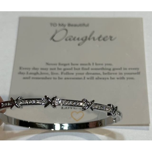 1032 - To My Beautiful Daughter Necklace & Bracelet