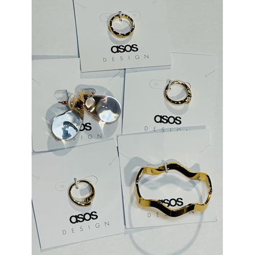 1042 - Collection of ASOS Jewellery Incl Rings, Earrings + Bracelet