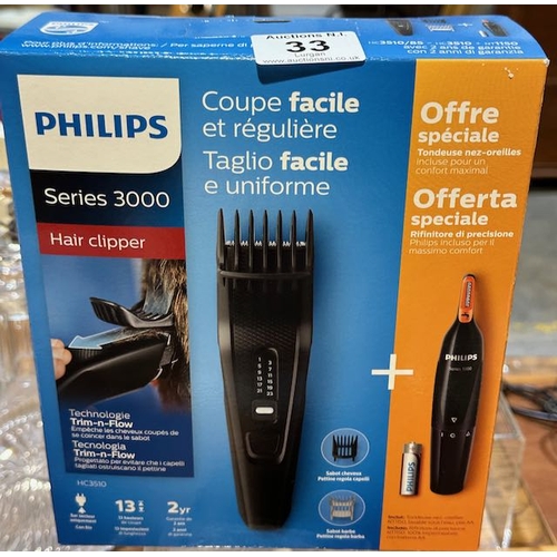 33 - Philips Series 3000 Hair Clipper With Precision Trimmer - Box Sealed