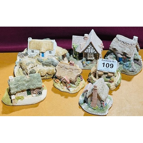 109 - 7 x Lilliput Lane Cottage