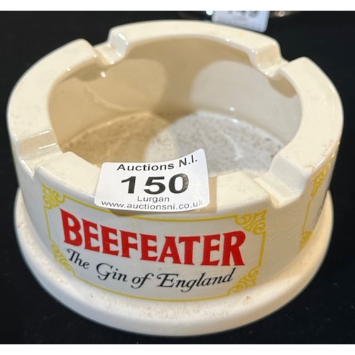 150 - Wade Beefeater Gin Ashtray