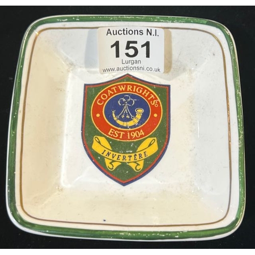 151 - Coatwrights Fine Bone China Dish