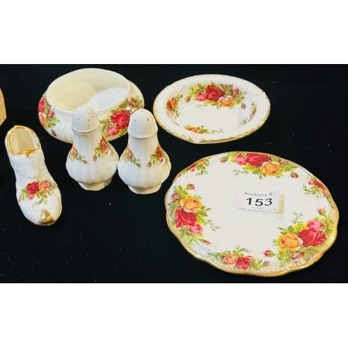 153 - Royal Albert Old Country Rose Piece x6