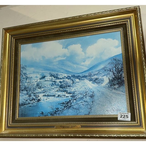 225 - Pair of Gilt Framed Denis Thornton Prints of Kinnahalla + Trassey Rivers