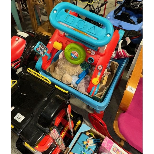 233 - Large Lot Of Kids Toys Incl Sand Pit Etc