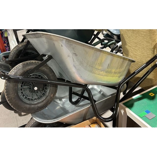 240 - Unused Galvanised Wheelbarrow