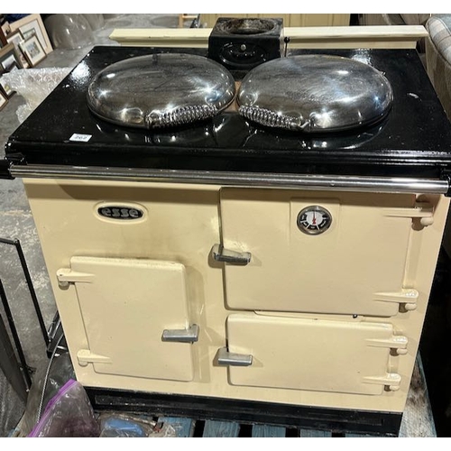 262 - Esse 2 Oven Solid Fuel Range With Twin Hob With Flue, Book And Accessories