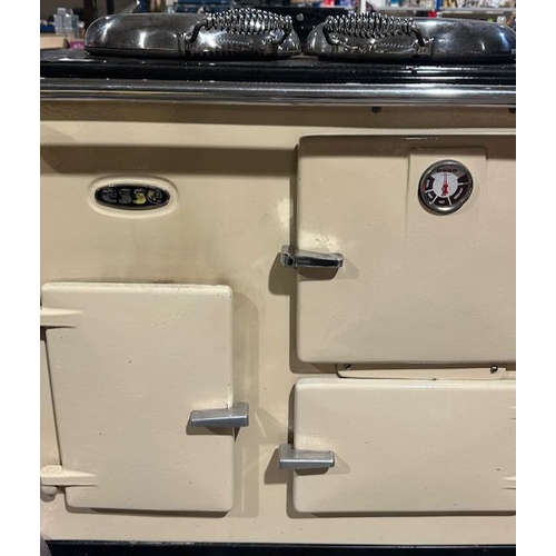 262 - Esse 2 Oven Solid Fuel Range With Twin Hob With Flue, Book And Accessories