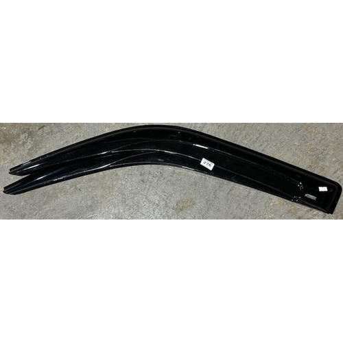 276 - Set Of Kuzgun Black Gloss Wind Deflectors