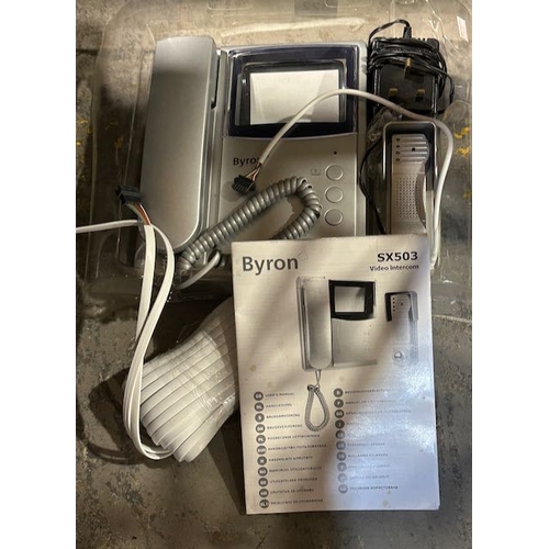 322 - Byron SX503 Video Intercom With manual