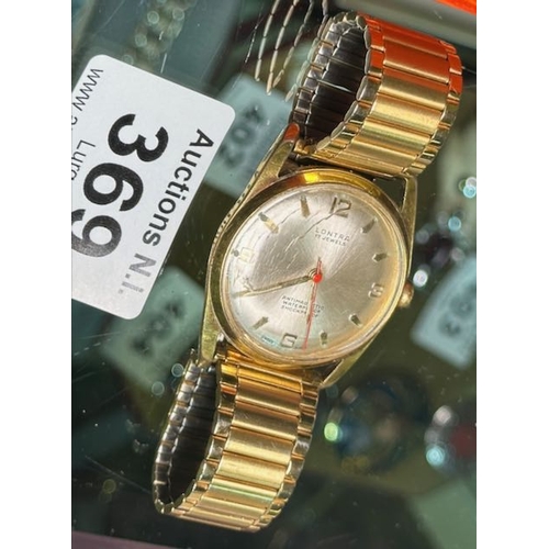 369 - Vintage Lontra 17 Jewels Antimagnetic Watch