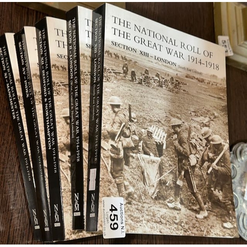 459 - The National Roll of the Great War - 5 Volumes