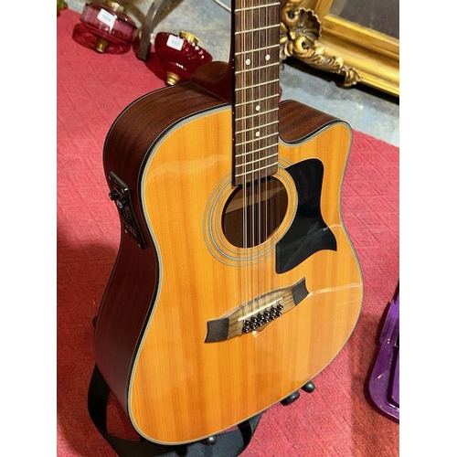 460 - Tanglewood 12 String Semi Acoustic Guitar - Model TW 1200 NS/CE