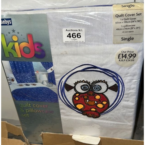 466 - Rosebys Kids Single Duvet Set