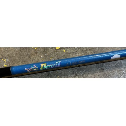 198 - Jarvis Walker Devil 6' Light Spin Rod with Reel